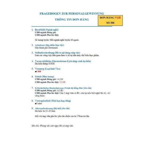 Dự án VGH – Du học chuyển đổi Bằng 18B